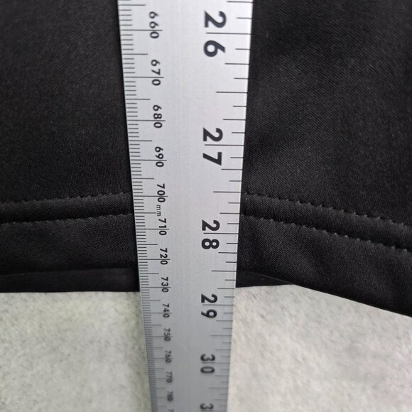 Mens Black Swiss Tech Softshell Jacket Fleece Lined Full Zip Long Sleeve 2XL - Picture 9 of 9